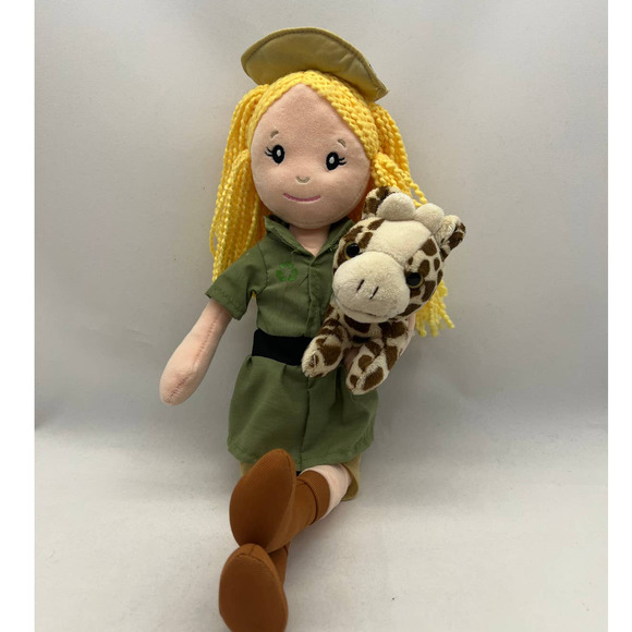 The Petting Zoo, Zookeeper Doll with Giraffe Stuffed Animal 17 inch‎ - Picture 1 of 4